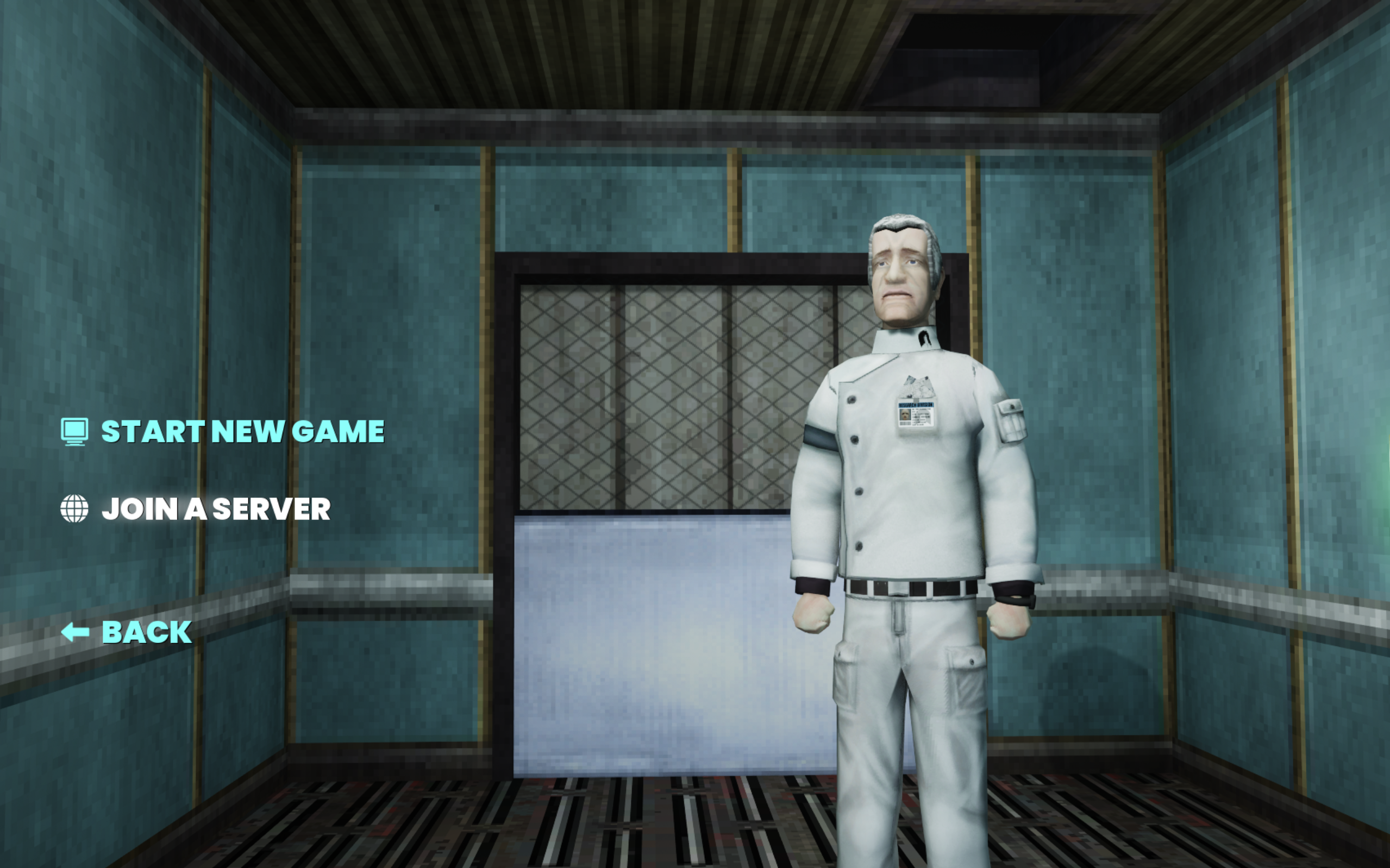 Menu showing the Join a Server option